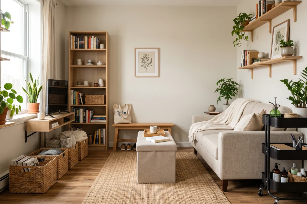 Best storage solutions for small apartments on a budget