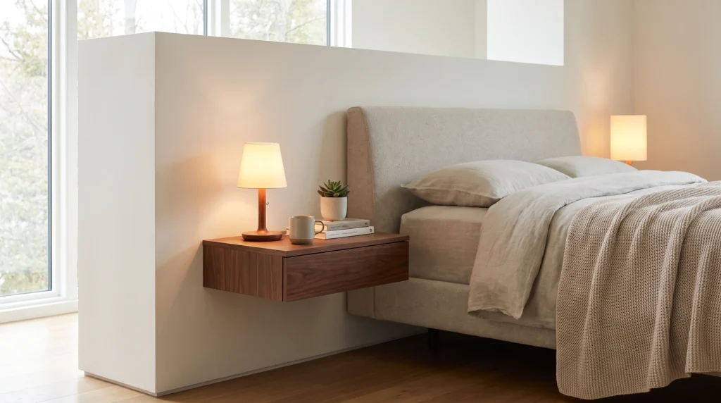 Visual illustration of choose a floating nightstand