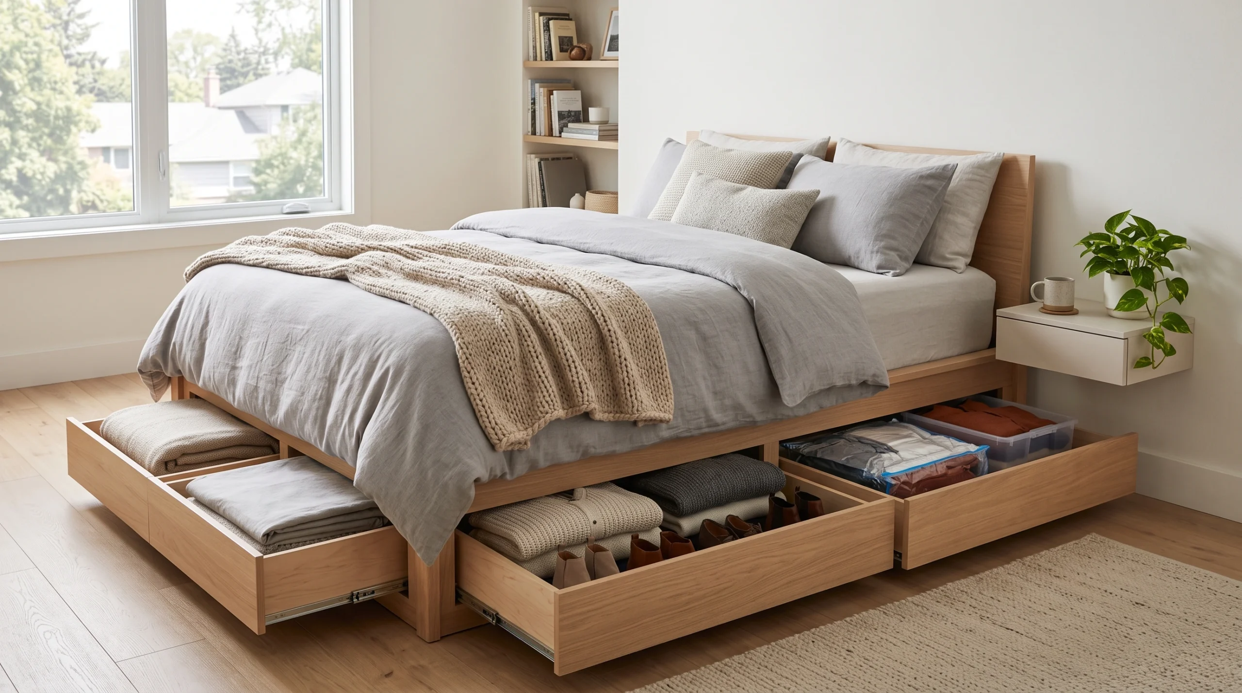 Visual illustration of choose a storage bed
