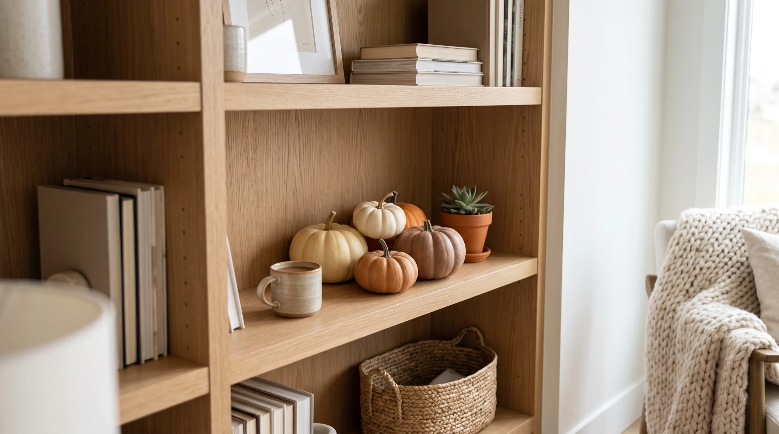 Visual illustration of create a simple pumpkin display