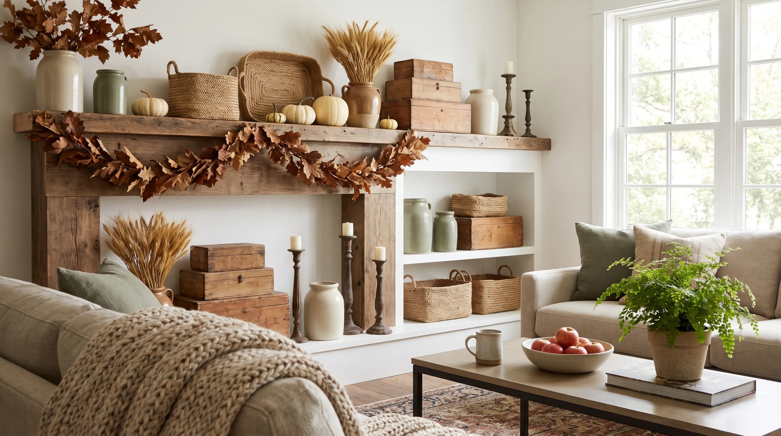 Visual illustration of make a rustic autumn display