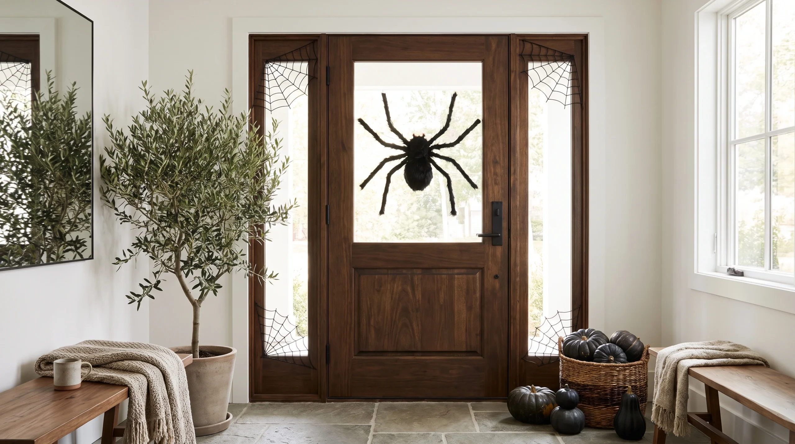 Visual illustration of make a simple haunted door with one strong focal point