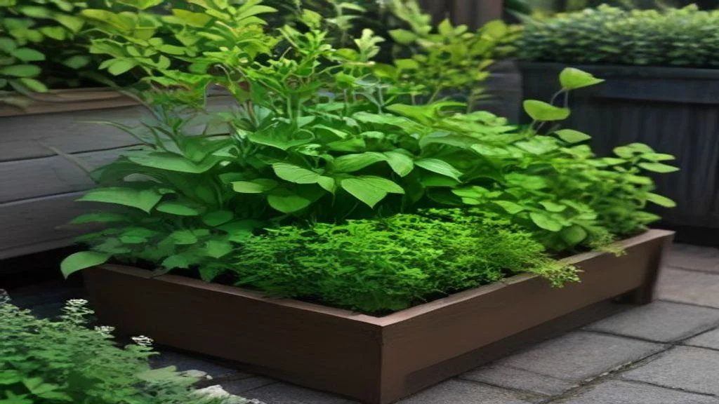 Realistic interior styling featuring create a small herb garden in containers for rental friendly backyard ideas for a cozy and stylish outdoor space