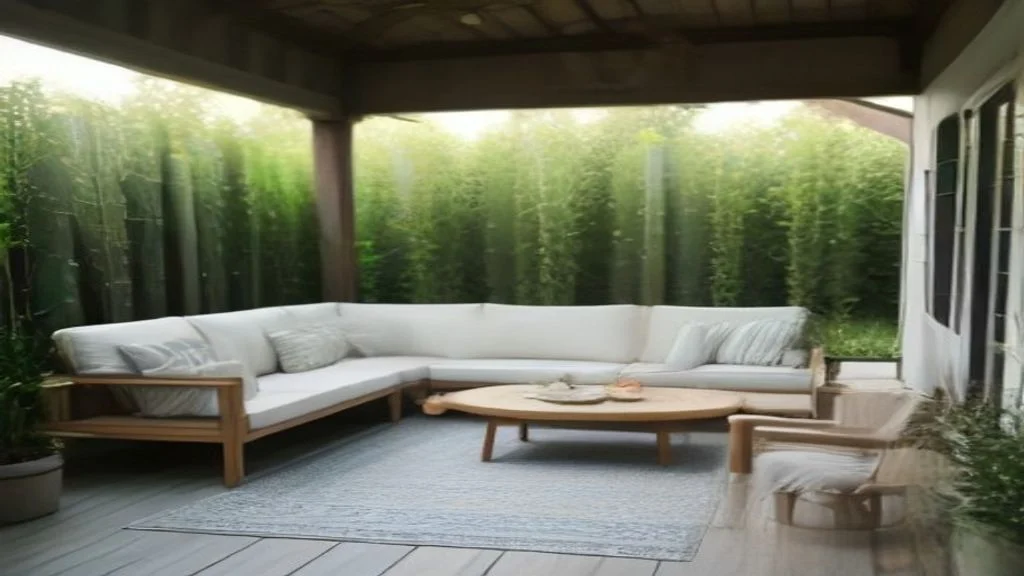 Realistic interior styling featuring turn a plain patio into an outdoor living room for rental friendly backyard ideas for a cozy and stylish outdoor space
