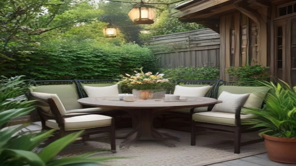 Realistic interior styling featuring add removable outdoor decor for rental friendly backyard ideas for a cozy and stylish outdoor space