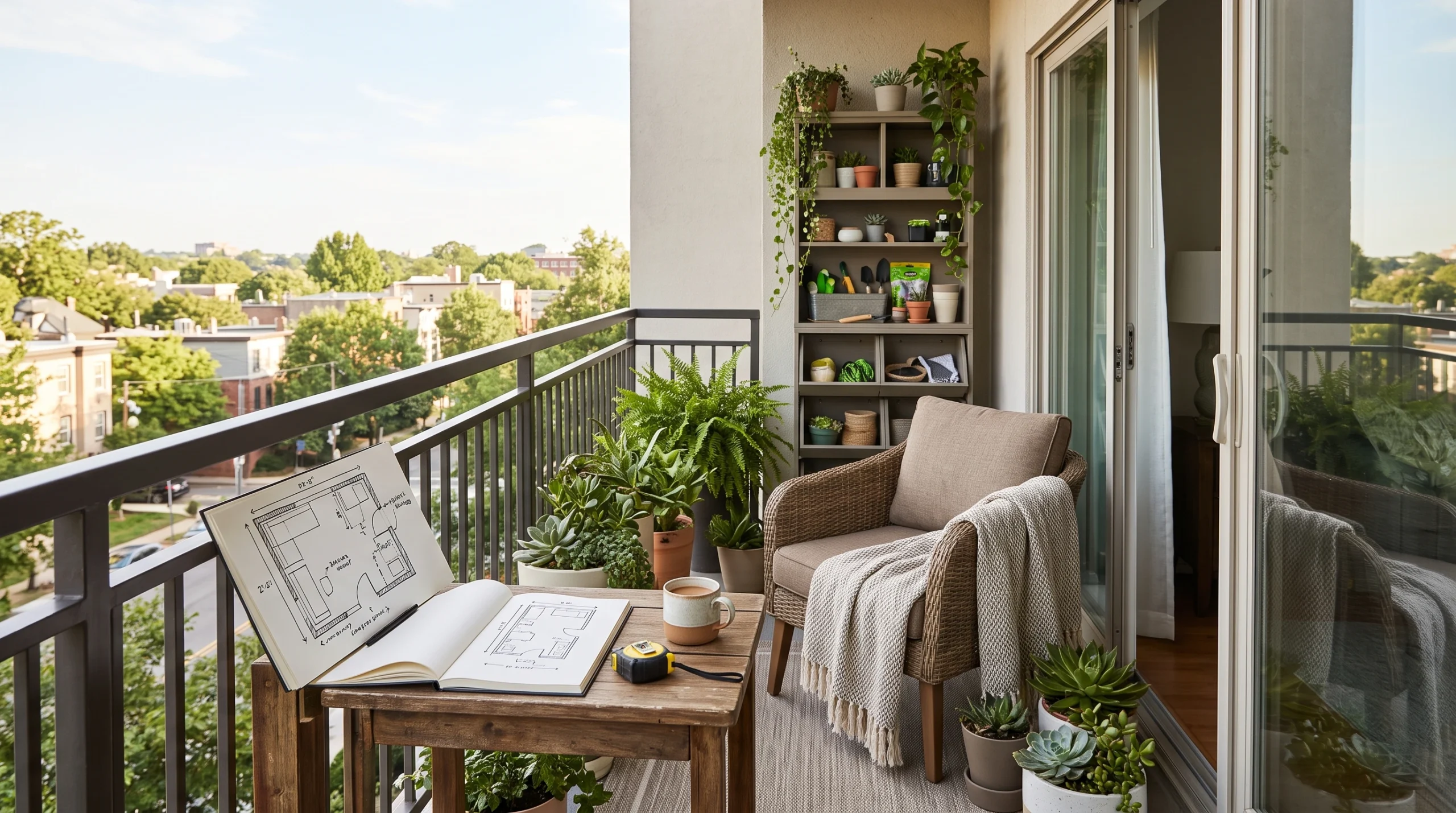 Visual illustration of start with a simple floor plan