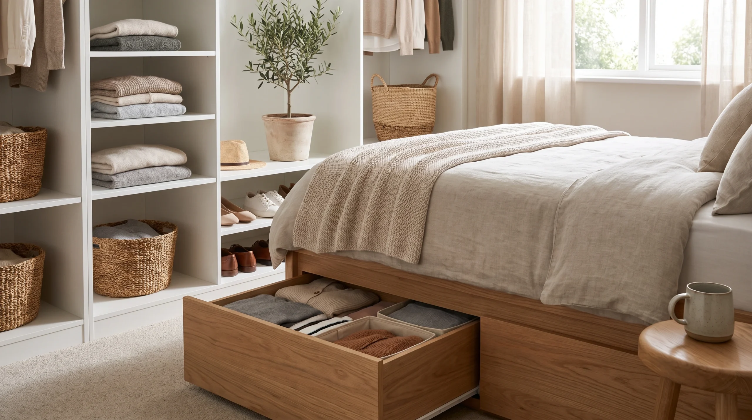 Visual illustration of try a storage bed