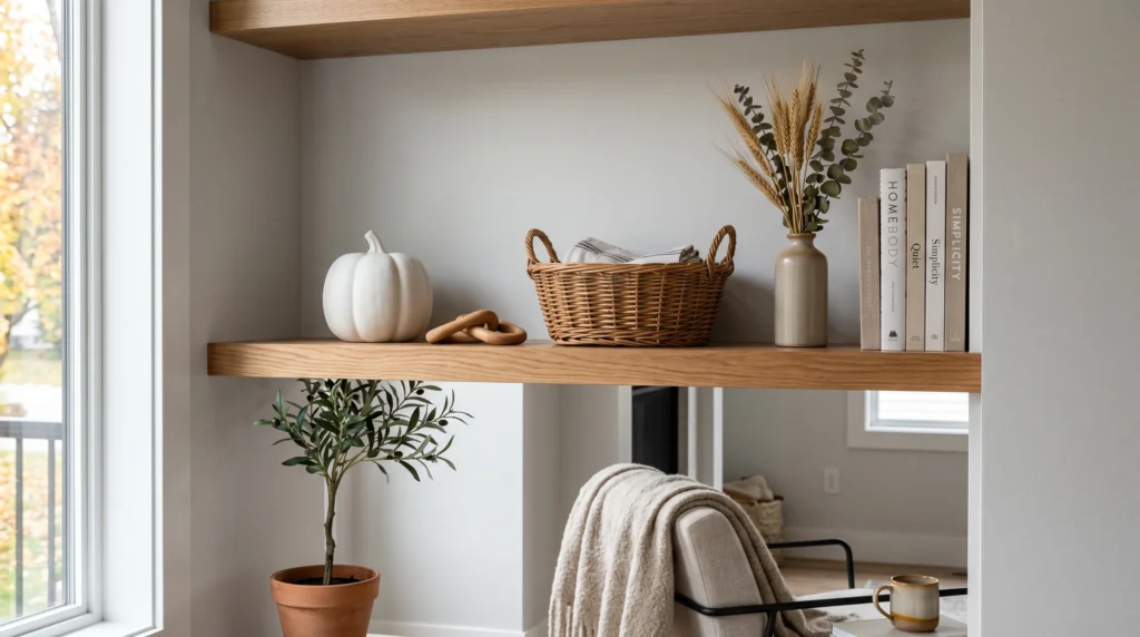 Visual illustration of try farmhouse-inspired fall styling