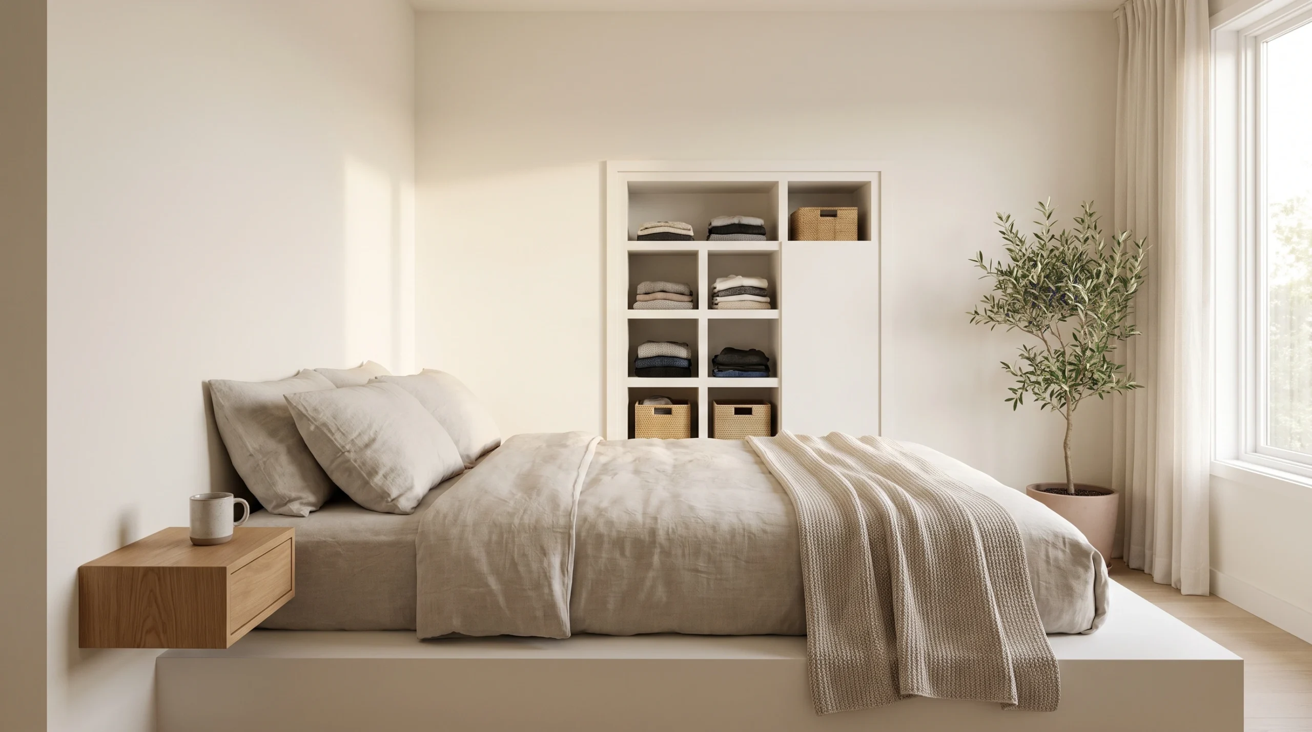 Visual illustration of use a minimalist layout with less furniture